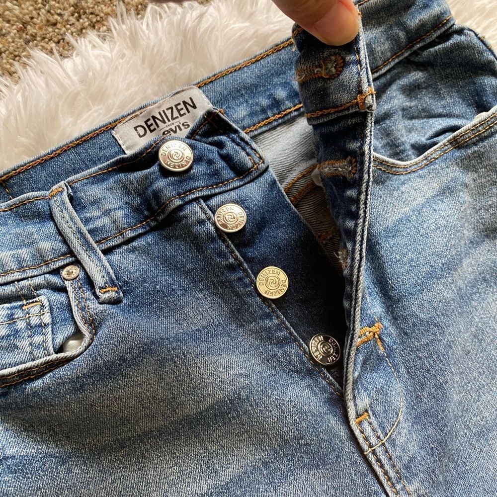 Denizen by Levi's Ultra High Rise Ankle Jegging Jeans Button Fly Womens Size 5 - Picture 5 of 9